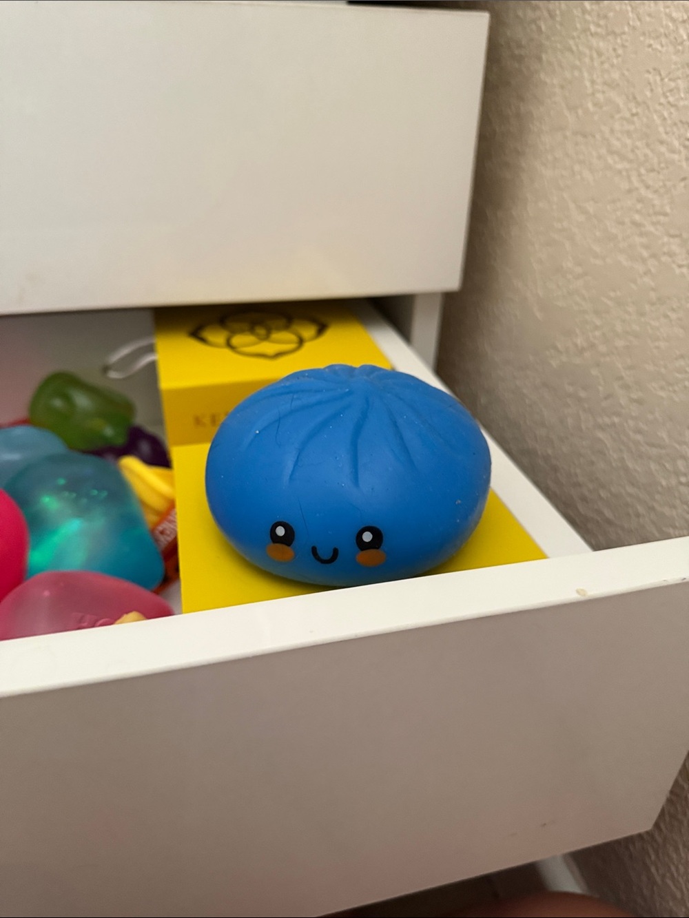 real blue squishy dumpling